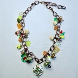 Whimsical charm necklace #62